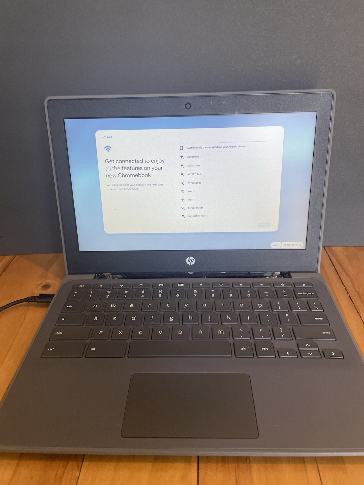 HP Chromebook 11 G8 EE 11.6” 4GB 32GB ChromeOS Tested Working Charger