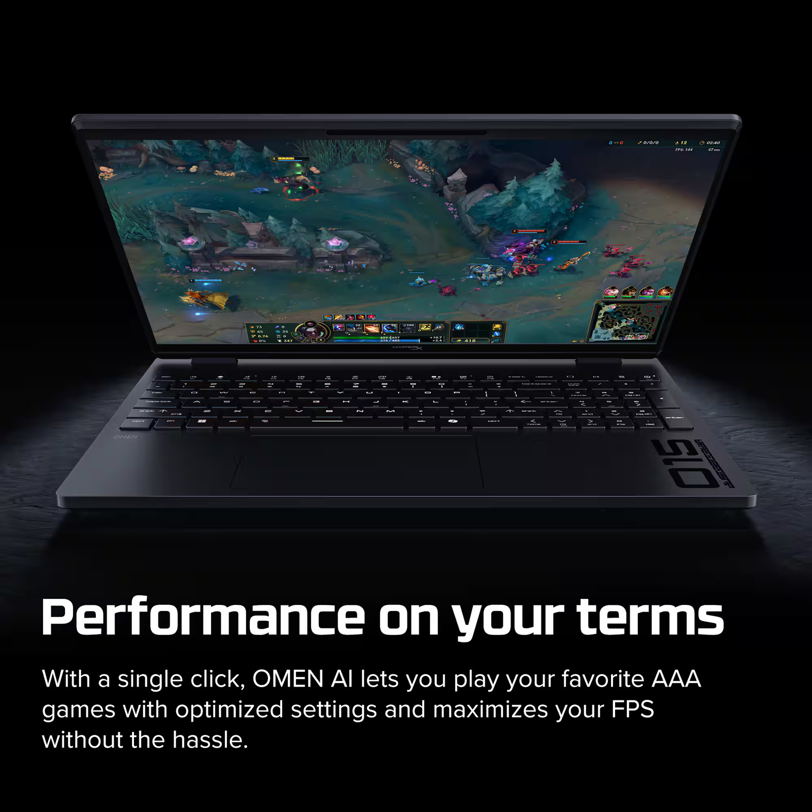 HyperX – OMEN 15.3″ 2K 165Hz Gaming Laptop – Intel Core Ultra 7 255H (2025) -…