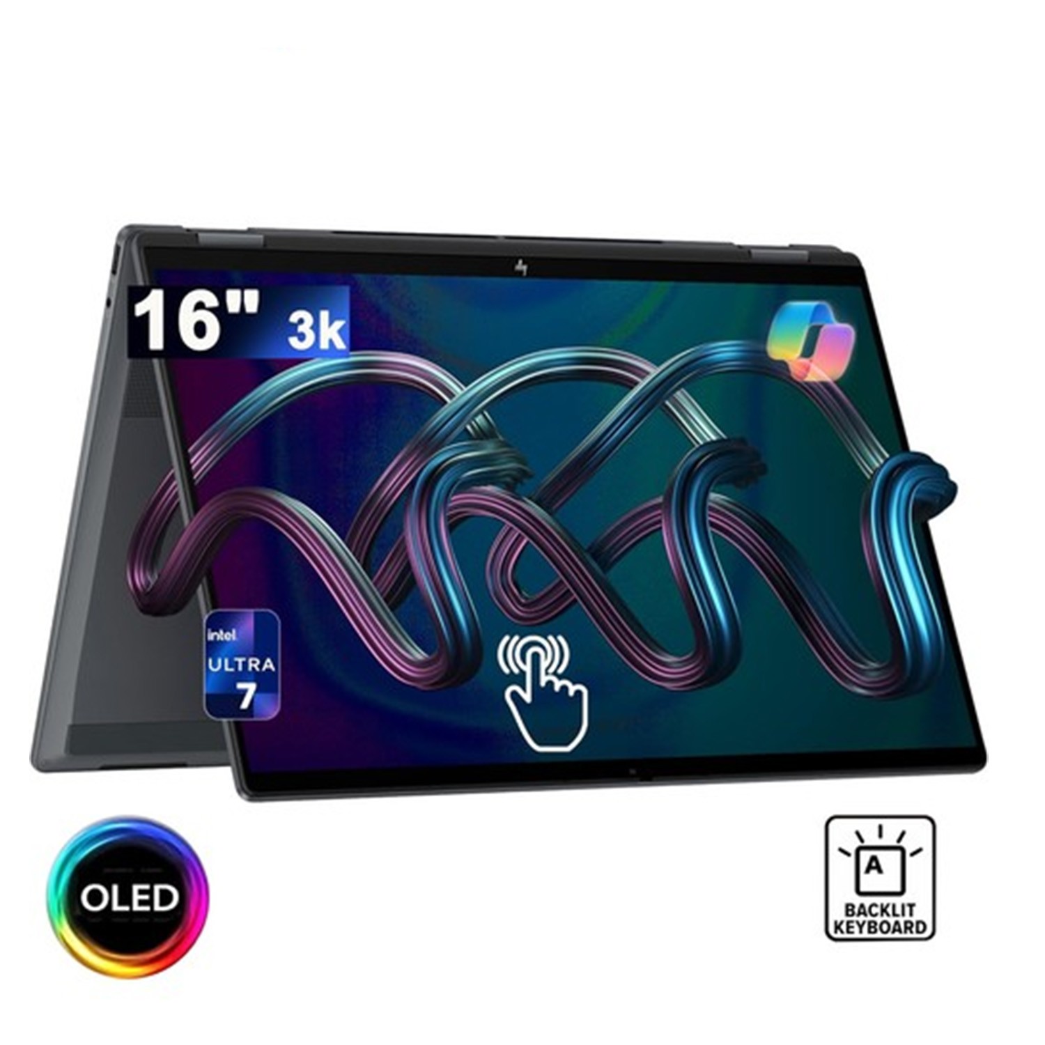 2025 HP OmniBook 7 2-in-1 Laptop,16″ 3k OLED Touch,U7-258V,UpTo 32GB 4TB SSD#