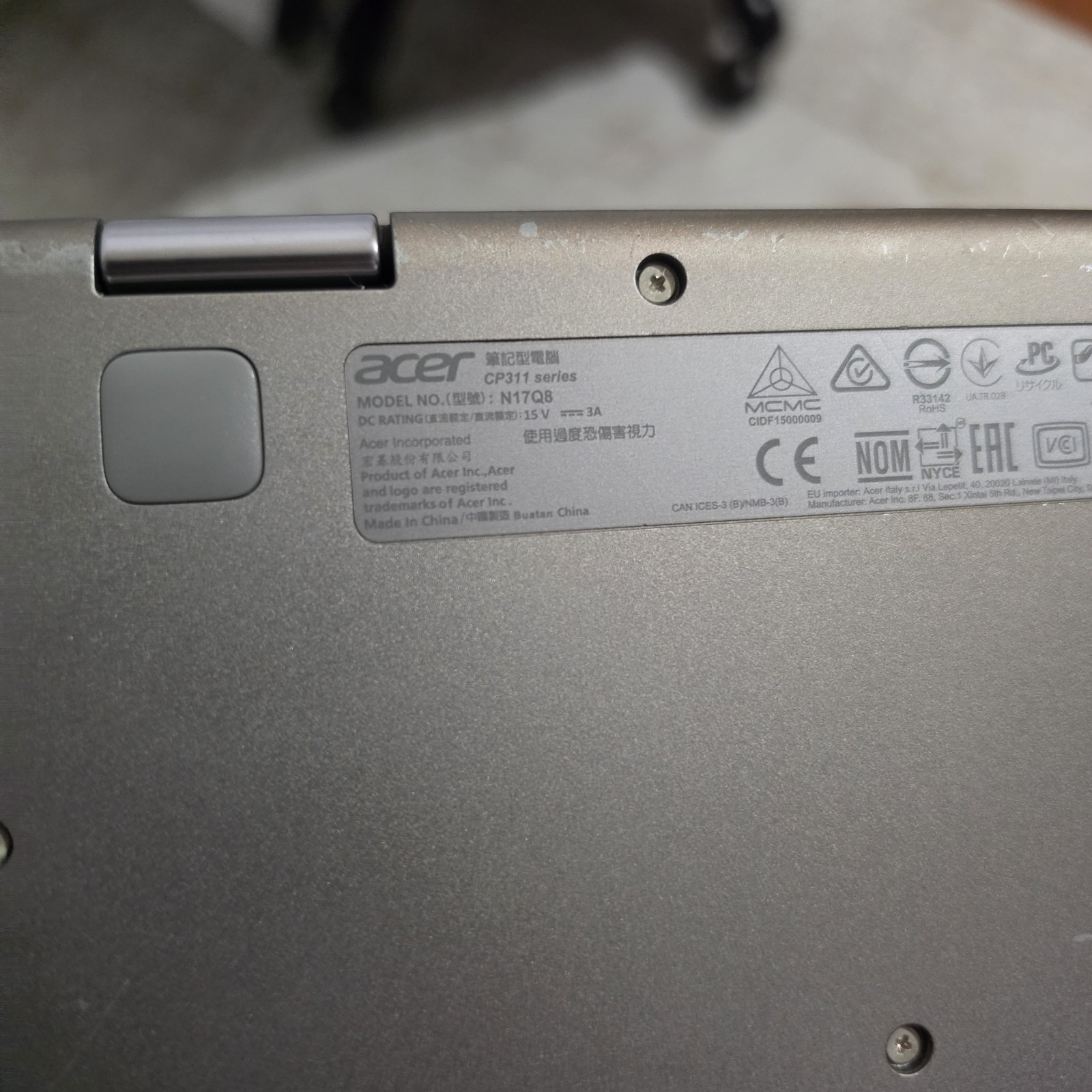 Acer Chromebook Spin 311 CP311-1H-C1FS 4GB RAM 11.6″ 2-in-1 360 Touch Screen