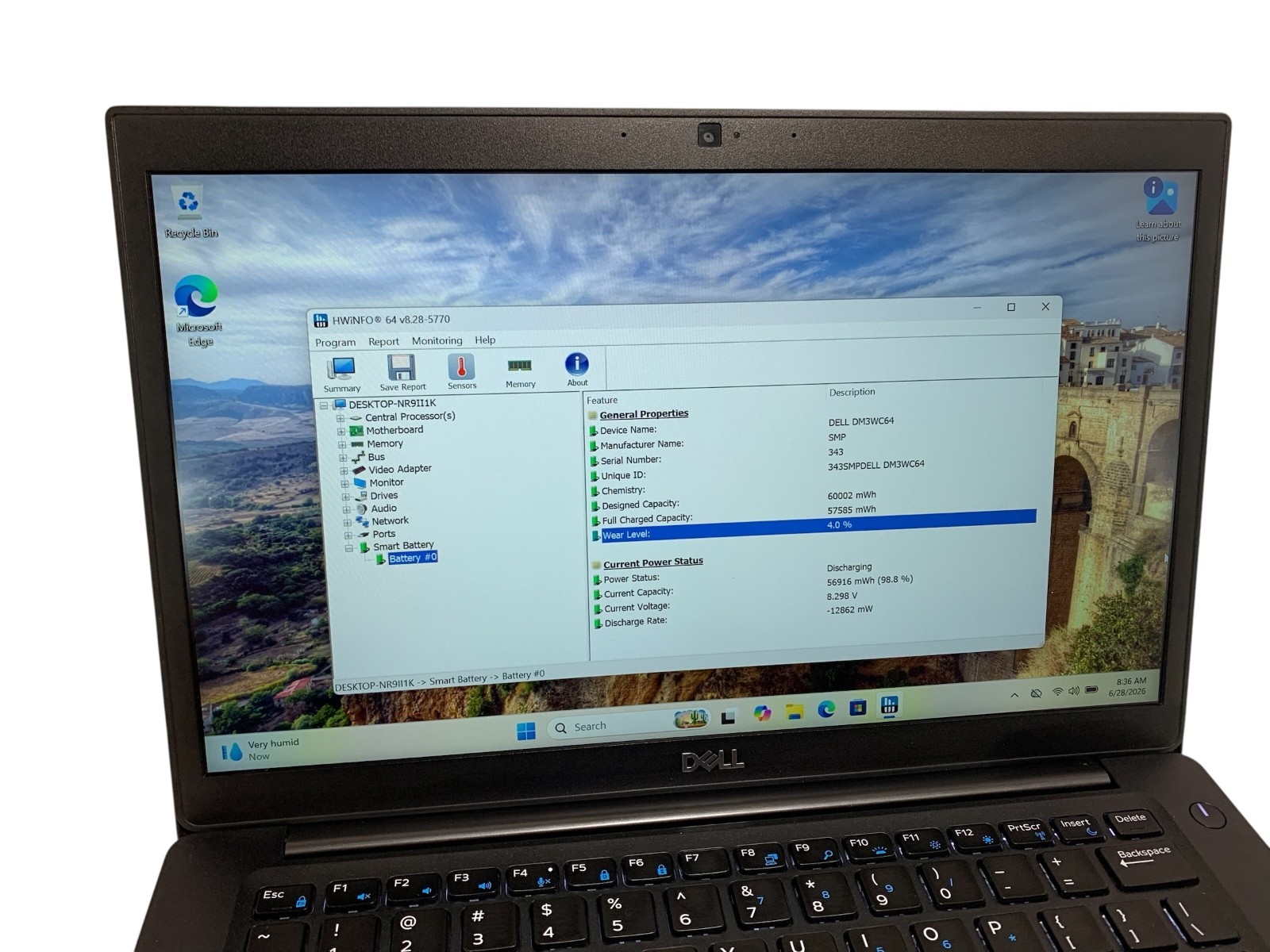 Dell Latitude 7490 Core i7-8650u 1.90GHz 256GB SSD 16GB RAM Win11 Pro Laptop