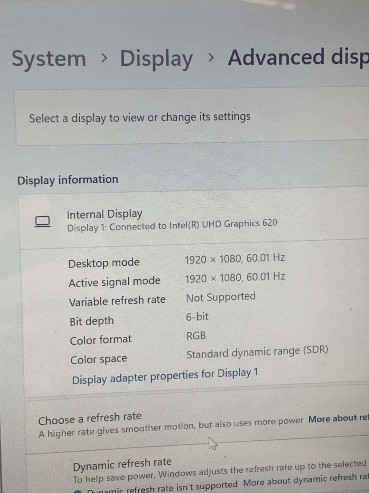 DELL INSPIRON 5482 i5-8265U@ 1.60GHz 8GB RAM 256GB NVMe W11H TOUCH WAC *READ