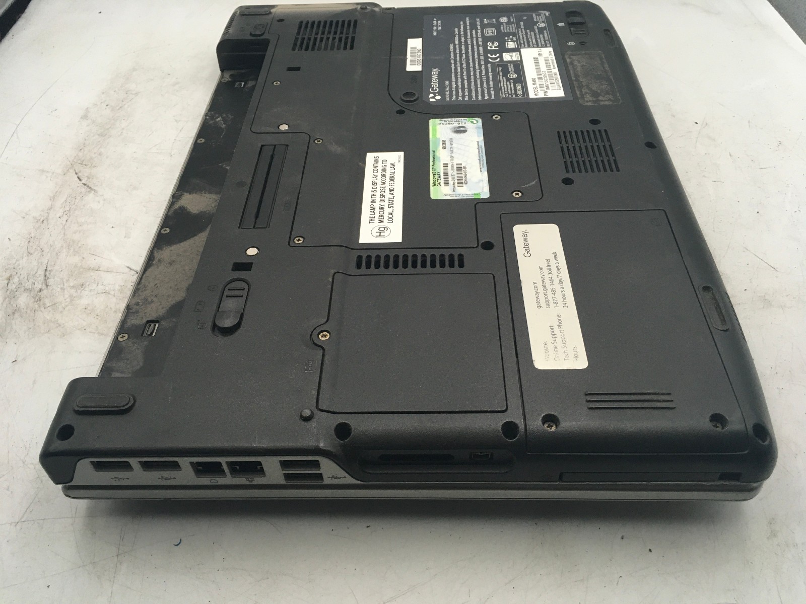 GATEWAY M460 – BOOTS TO BIOS – INTEL PENTIUM M – 512MB RAM – 15″ – READ DESC -BB