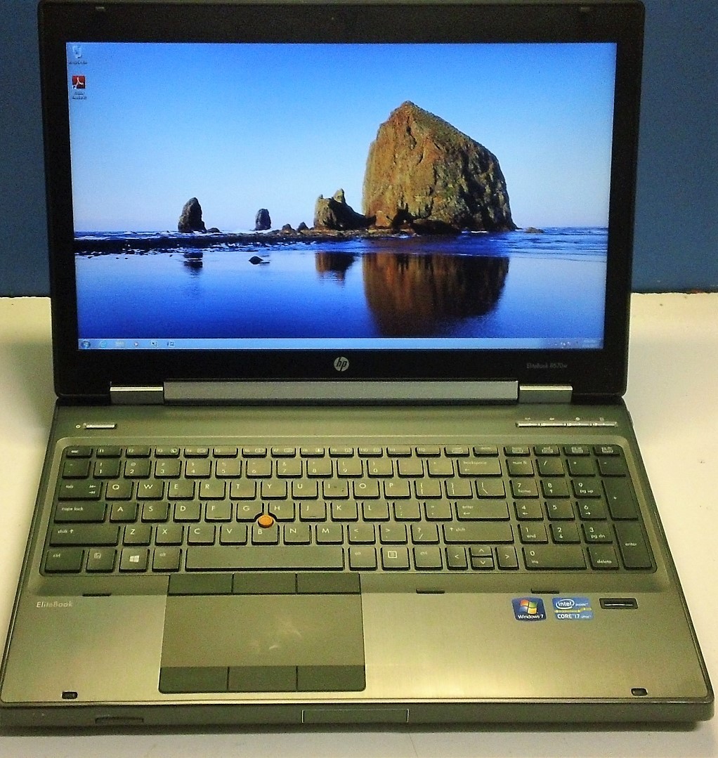 HP EliteBook 8570w i7 3520 M @ 2.90GHz, 8GB DDR3, 256GB SSD Win 10Pro Office Pro