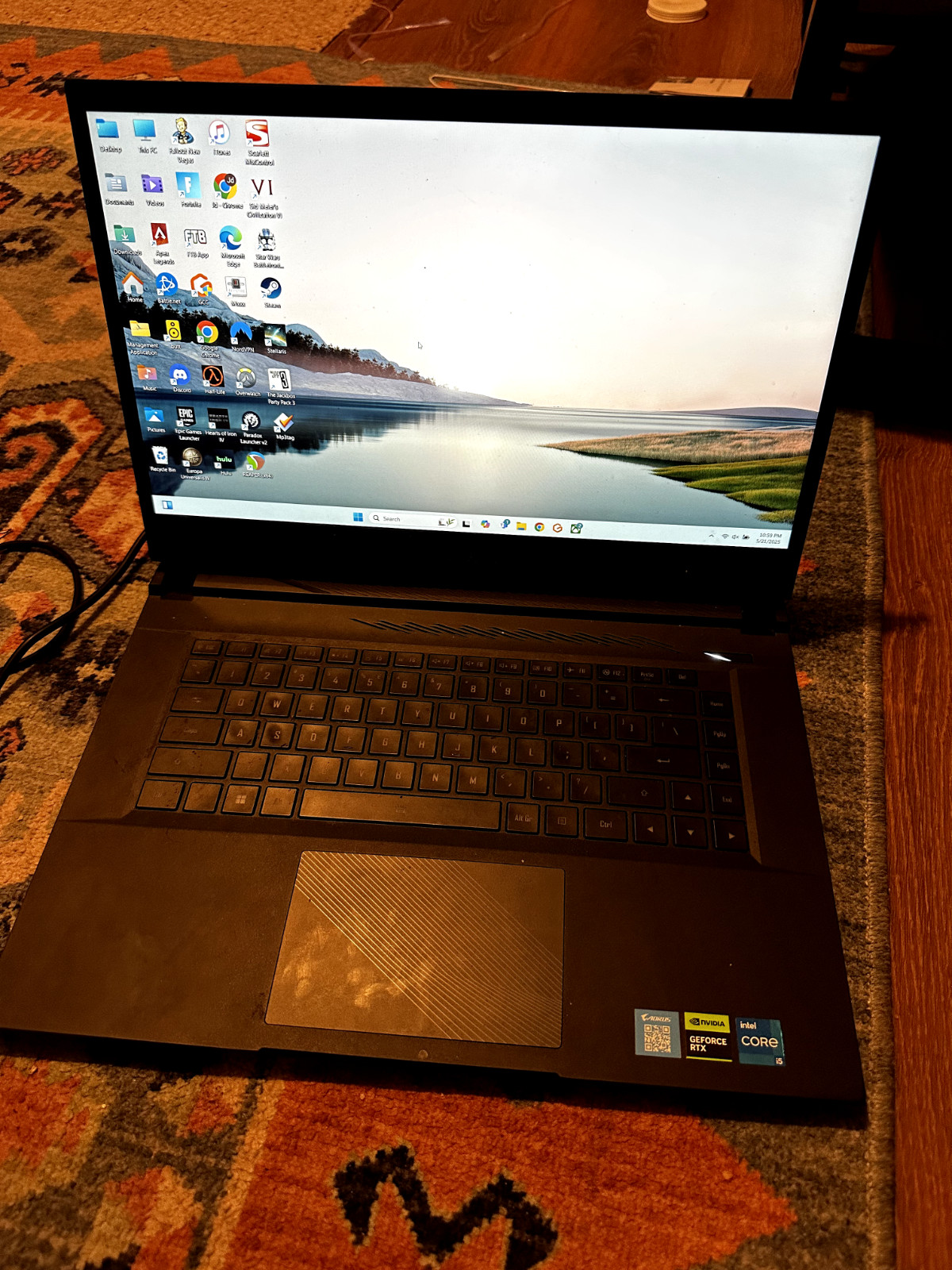 Aorus X5LF Gaming Laptop 15 Inch Intel i5 NVIDIA GEFORCE RTX
