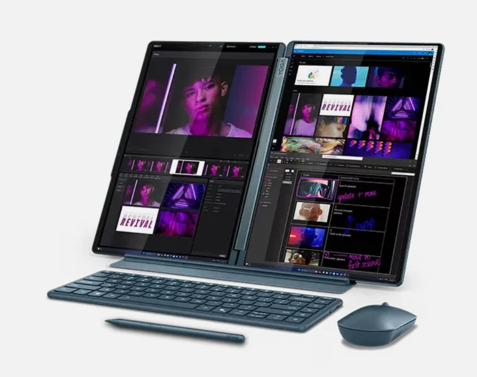 2025 Lenovo Yoga Book 9i 2-in-1 14″ DUAL OLED Touch Ultra 7 255H 32GB 1TB KB 2Yr