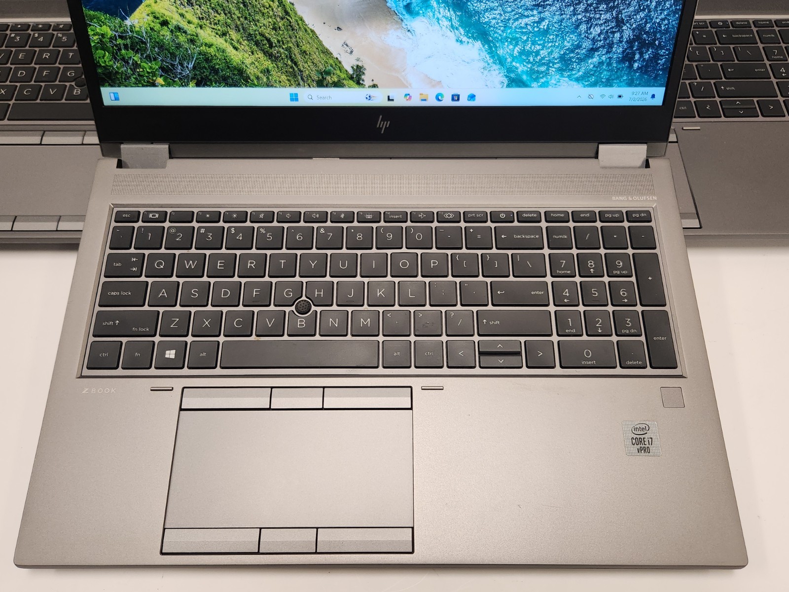Lot of 5 HP ZBook Fury 15 G7 15.6″ i7-10850H 2.70GHz 8GB 512GB SSD Quadro T2000
