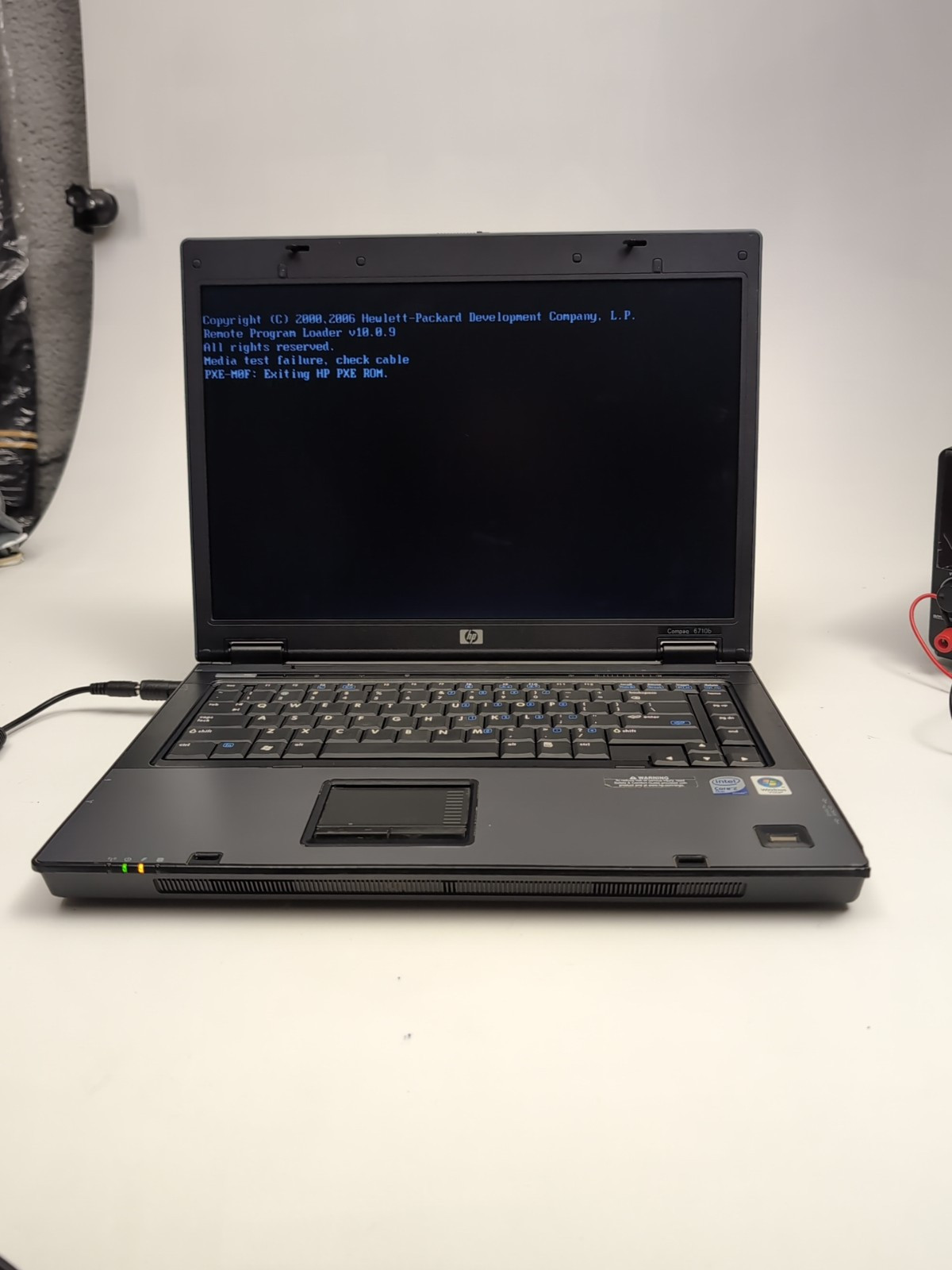 HP Compaq 6510b Intel Core 2 Duo 1.80 GHz 2GB RAM No HDD Boot to BIOS