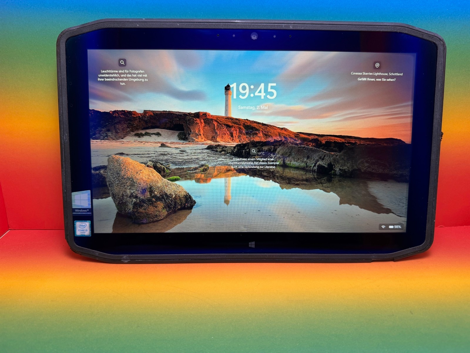 Zebra Xplore iX125R1 Rugged Tablet i5-6200U 8GB 256GB Win 11Pro 12.5″ Stylus LTE