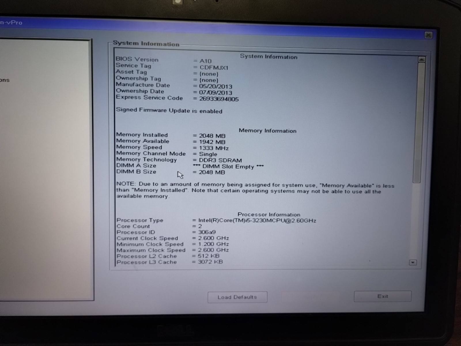 Latitude E5530 With Hinge Damage