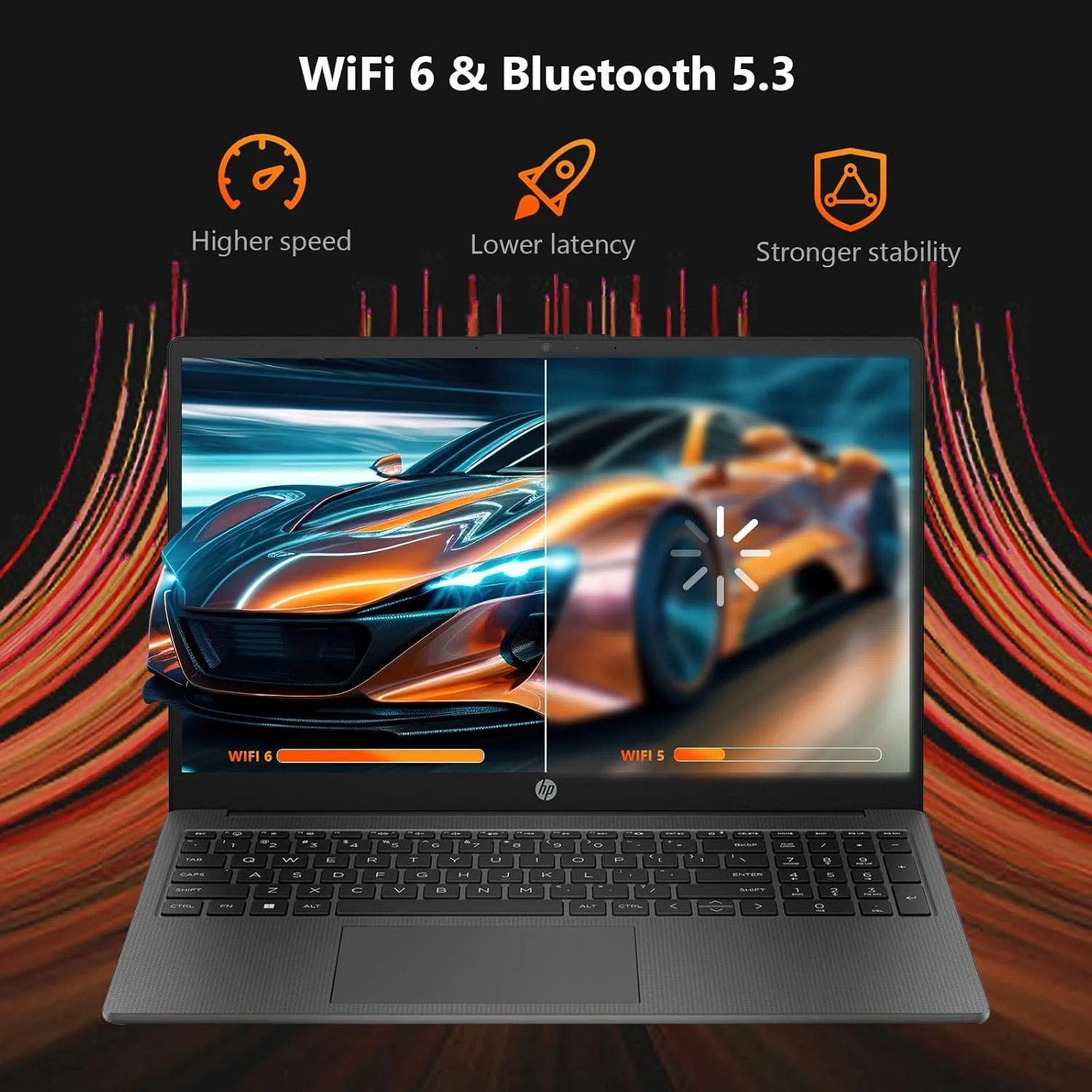 HP 255 G10 15.6″ FHD Laptop Ryzen 5 7530U 16GB RAM 512GB SSD Win11 Pro Silver