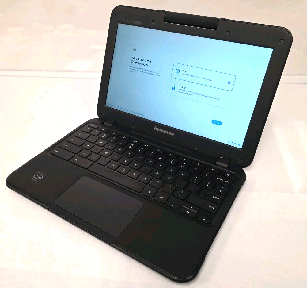 Lenovo N21 Chromebook 80MG| 11.6| Intel Celeron N2840| 2GB RAM| 16GB eMMC| Black