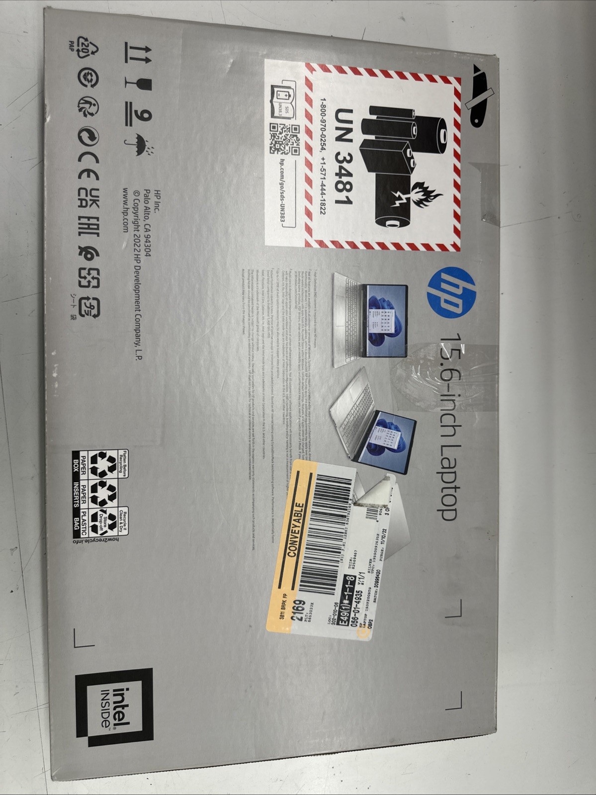 HP 15.6″ Touchscreen Laptop Intel Pentium 7505 8GB RAM 256GB SSD 15-dy2005tg