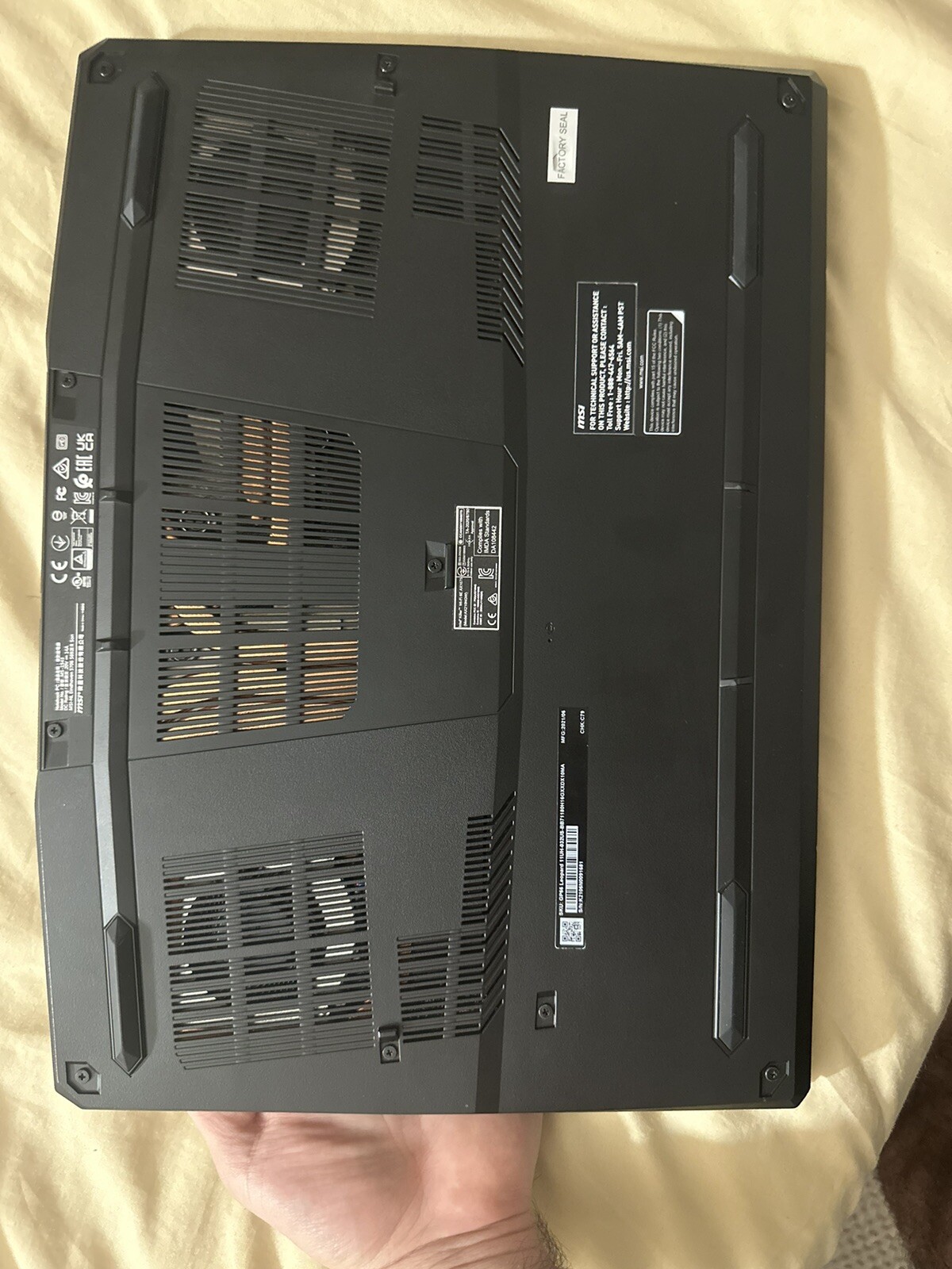 MSI GP66 Leopard 15.6 inch (1TB, Intel Core i7-11th Gen., 2.30GHz, 16GB) Laptop