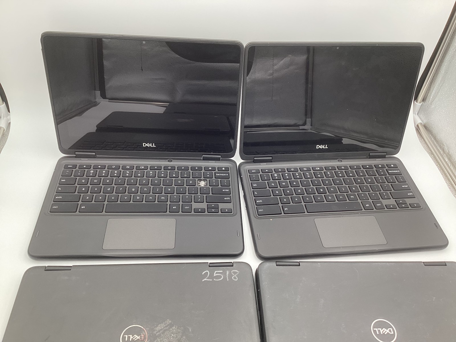 Lot of 11 Dell ChromeBook 3100 2in1 11″ Celeron 4GB RAM 32GB For Parts READ – DW