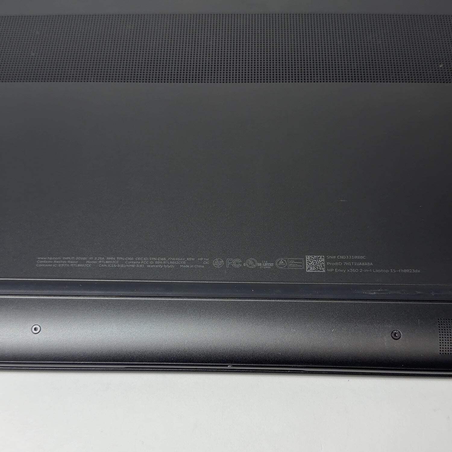 HP Envy 15-fh0023dx 15.6″ Ryzen 7 7730U 2.0GHz 16GB RAM 512GB SSD