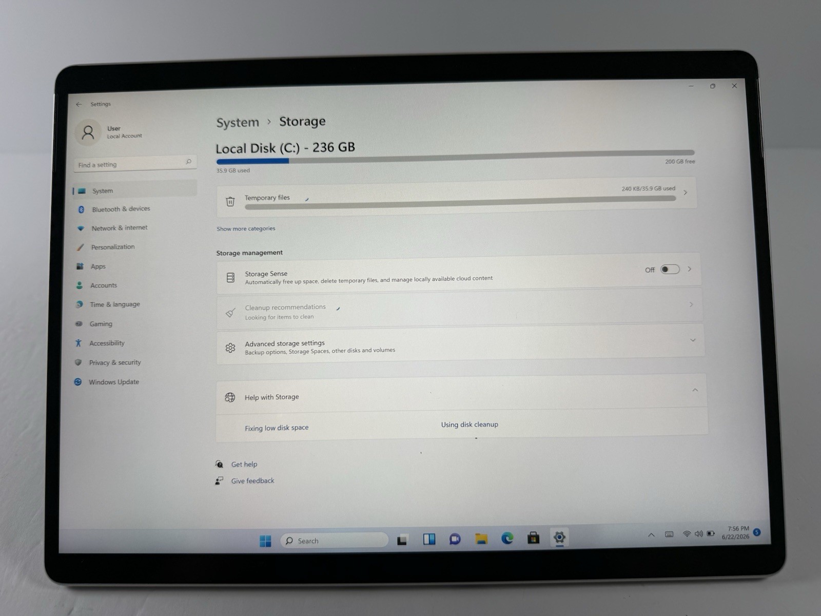 Microsoft Surface Pro 8 (1982) i5-1145G7 – 16GB RAM – 256GB 120Hz – Win 11 Pro