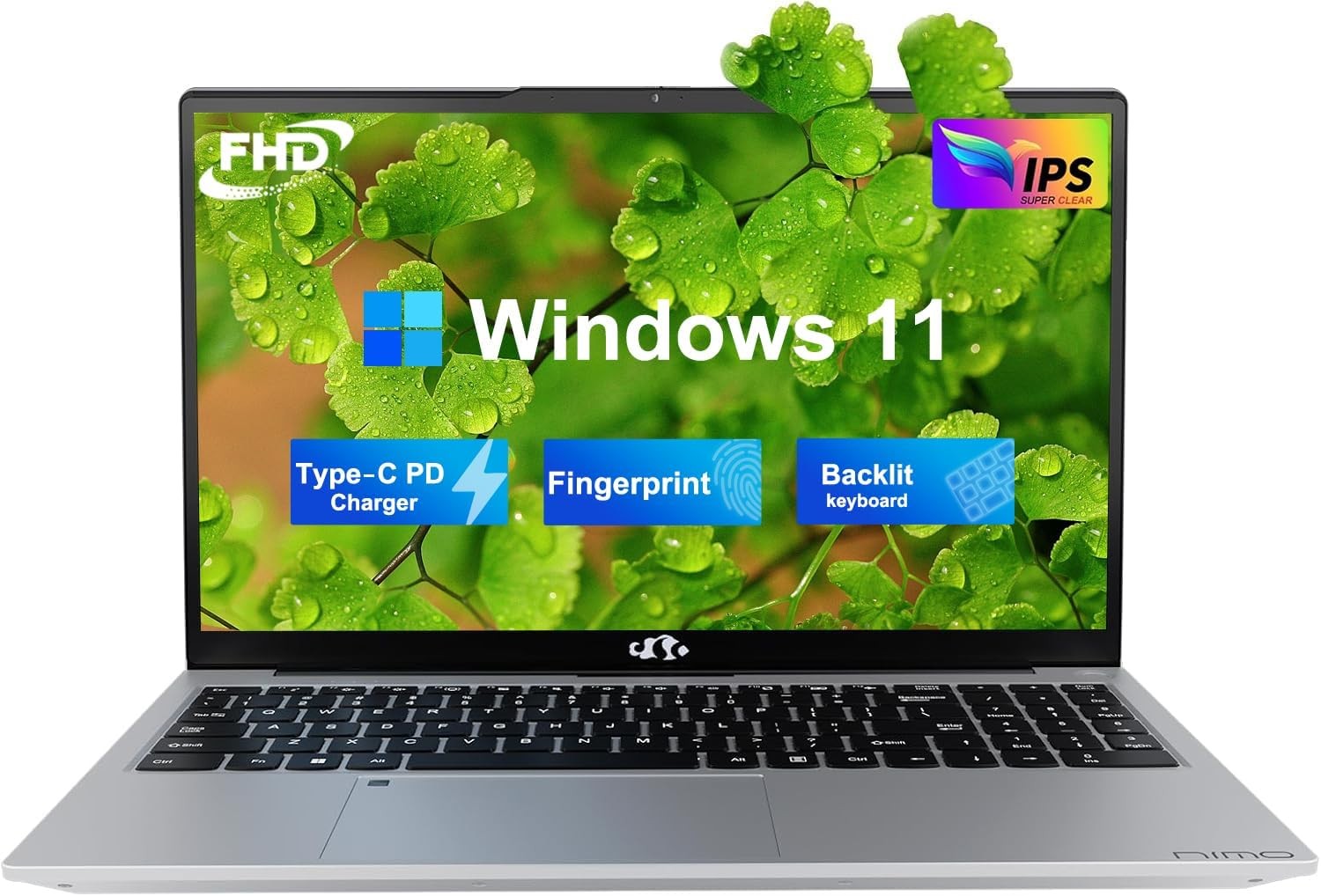 NIMO 15.6″ Laptop Intel Pentium Quad Core N100 4/8GB RAM 128/256/512GB SSD