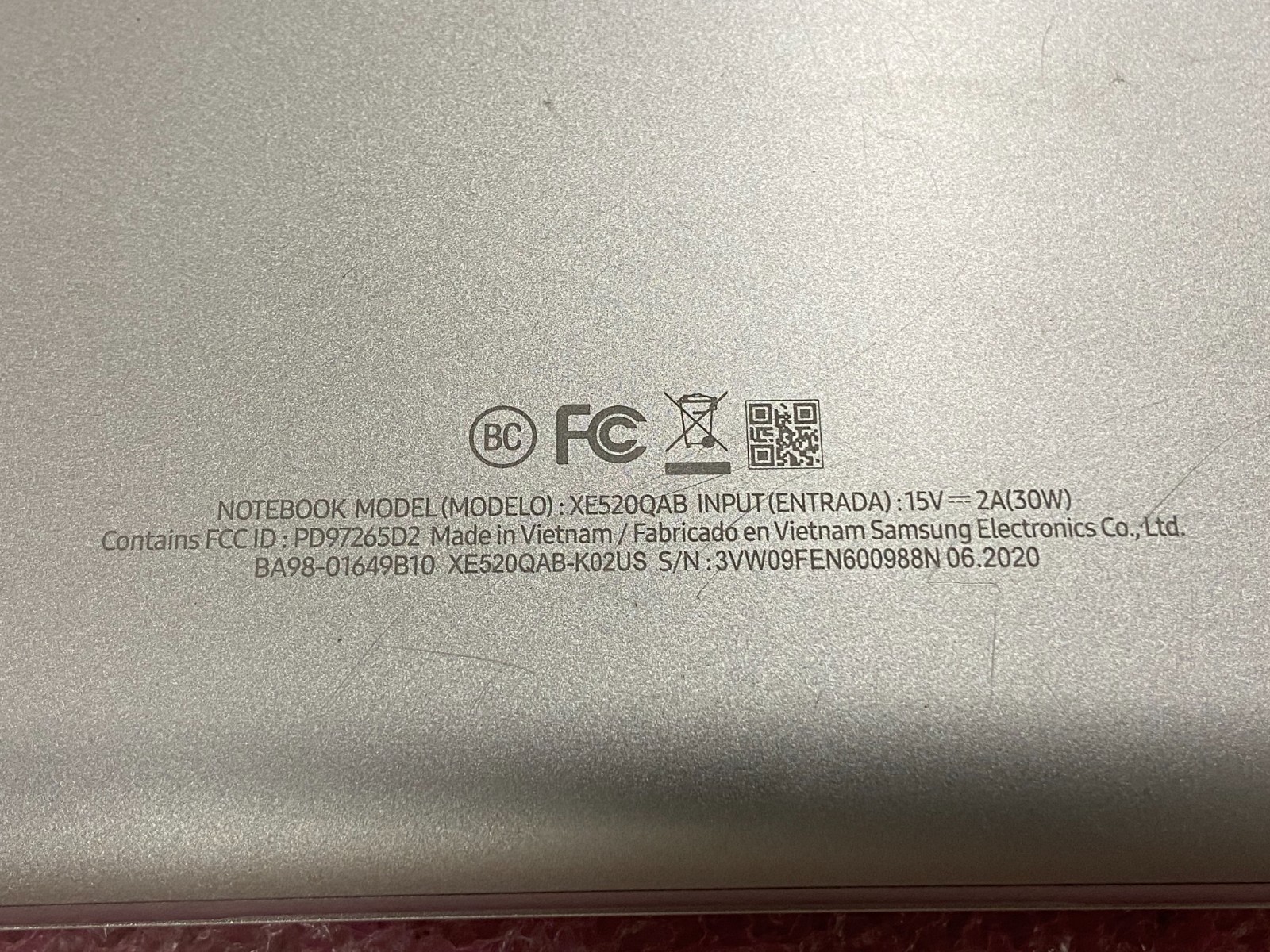 Samsung Chromebook Plus XE520QAB 12.2″ m3-7Y30 4GB RAM 64GB SSD w/PA | LP512