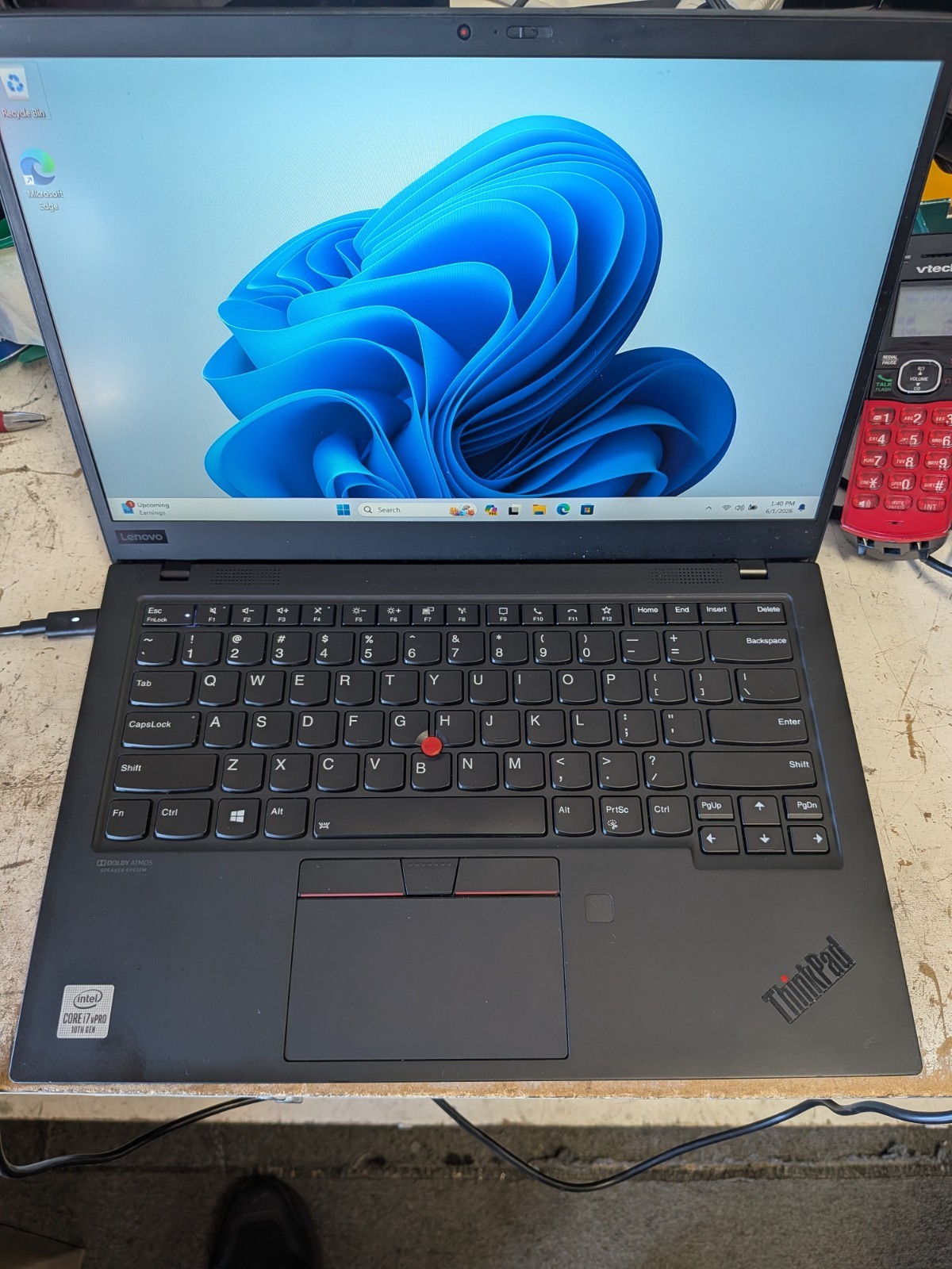 LENOVO X1 CARBON LAPTOP WINDOWS 11 64 BIT 16GB RAM CORE I7 10TH GEN