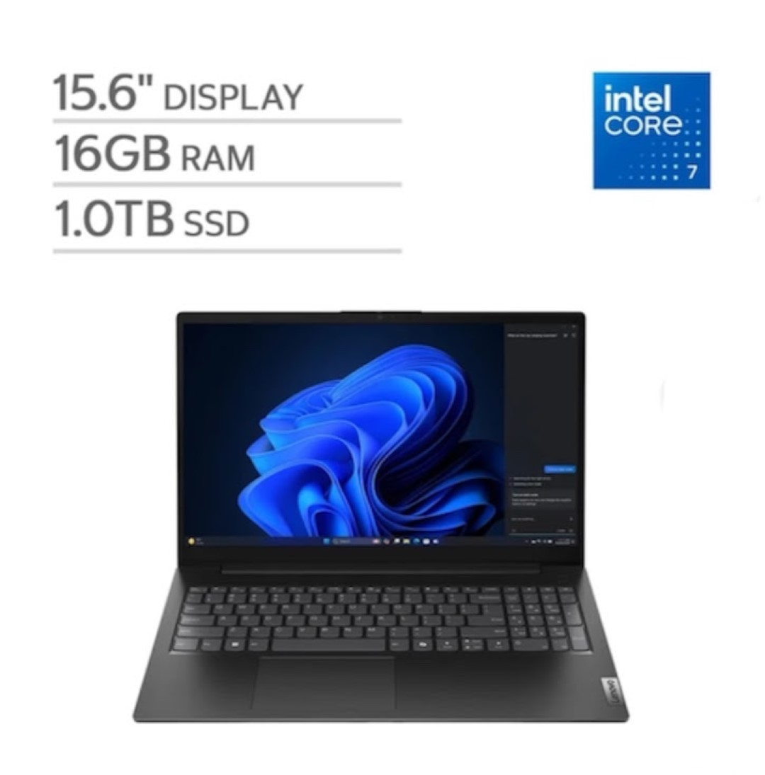 Lenovo V15 G5 IRL 15.6″ FHD Intel Core 7 240H 16GB 1TB SSD W11H