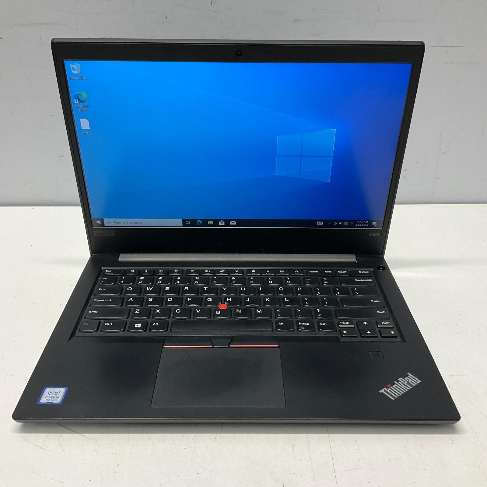 Lenovo ThinkPad E480 14″ Laptop Core i5-7200u 8GB RAM 256GB SSD Windows 10 Pro