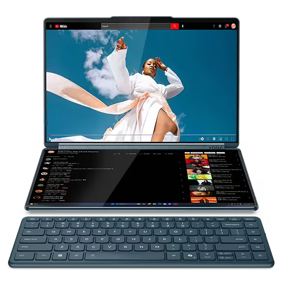NEW 2025 Lenovo Yoga Book 9i 2-in-1 14″ DUAL OLED Touch Ultra 7 255H 32GB 512GB