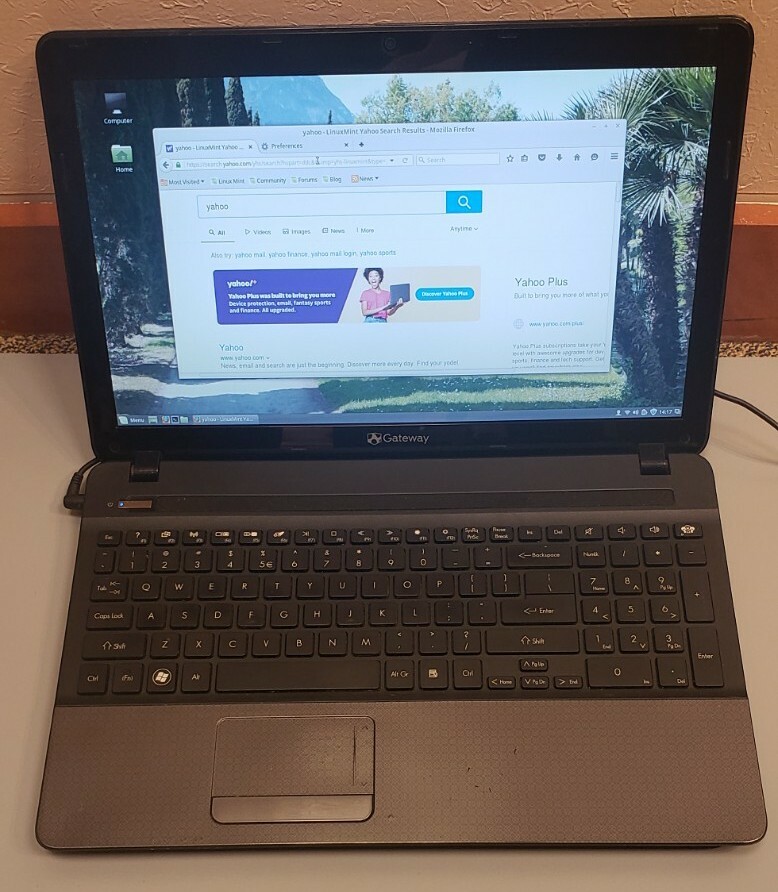 GATEWAY NV55517u 1.9GHz AMD A4-3300M HD GRAPHICS 3GB RAM 320GB HDD WIFI LINUX