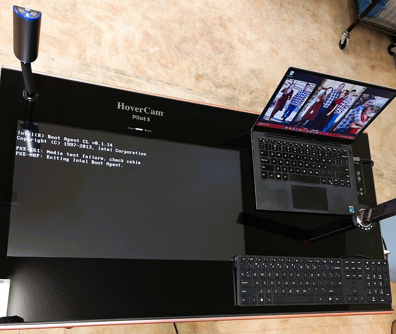 HoverCam Pilot 5 Wireless Digital Teaching Station Podium Touch Screen – *READ*