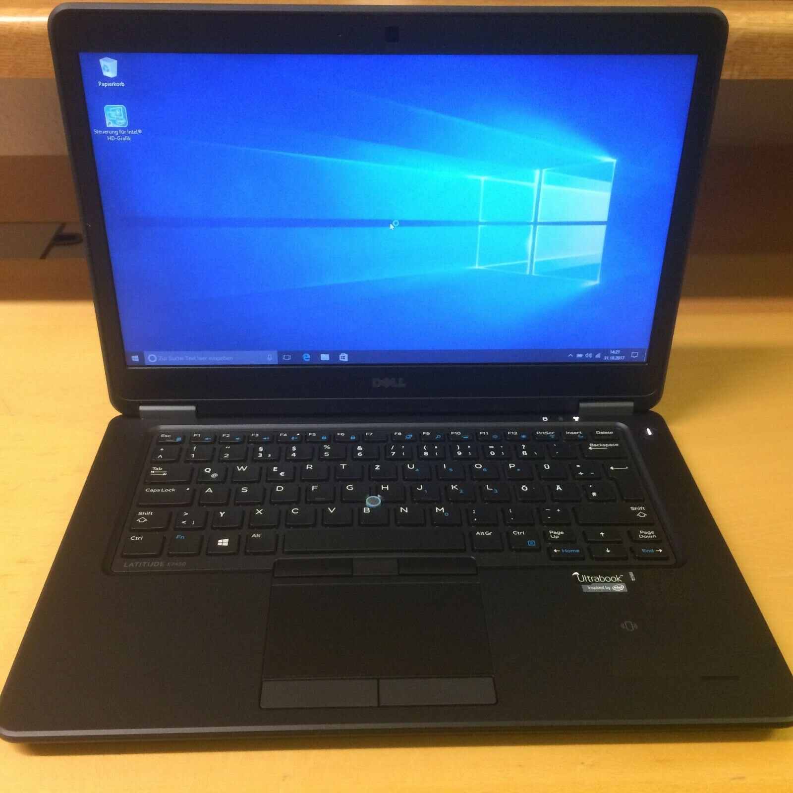 Dell Latitude E7250 Intel I5 5300U-2.3GHz 8GB 128SSD WIN10 DE-BACKLIT Ultrabook