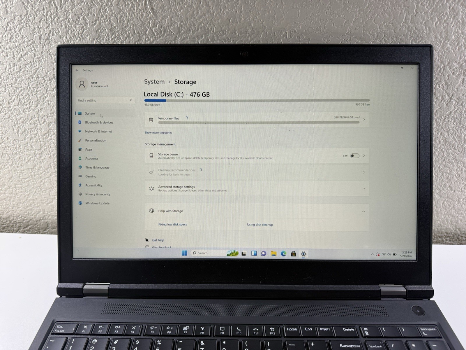 LENOVO THINKPAD P15 GEN 1 | CORE I7-10850H 512GB 16GB RAM WIN 11 NVIDIA T1000
