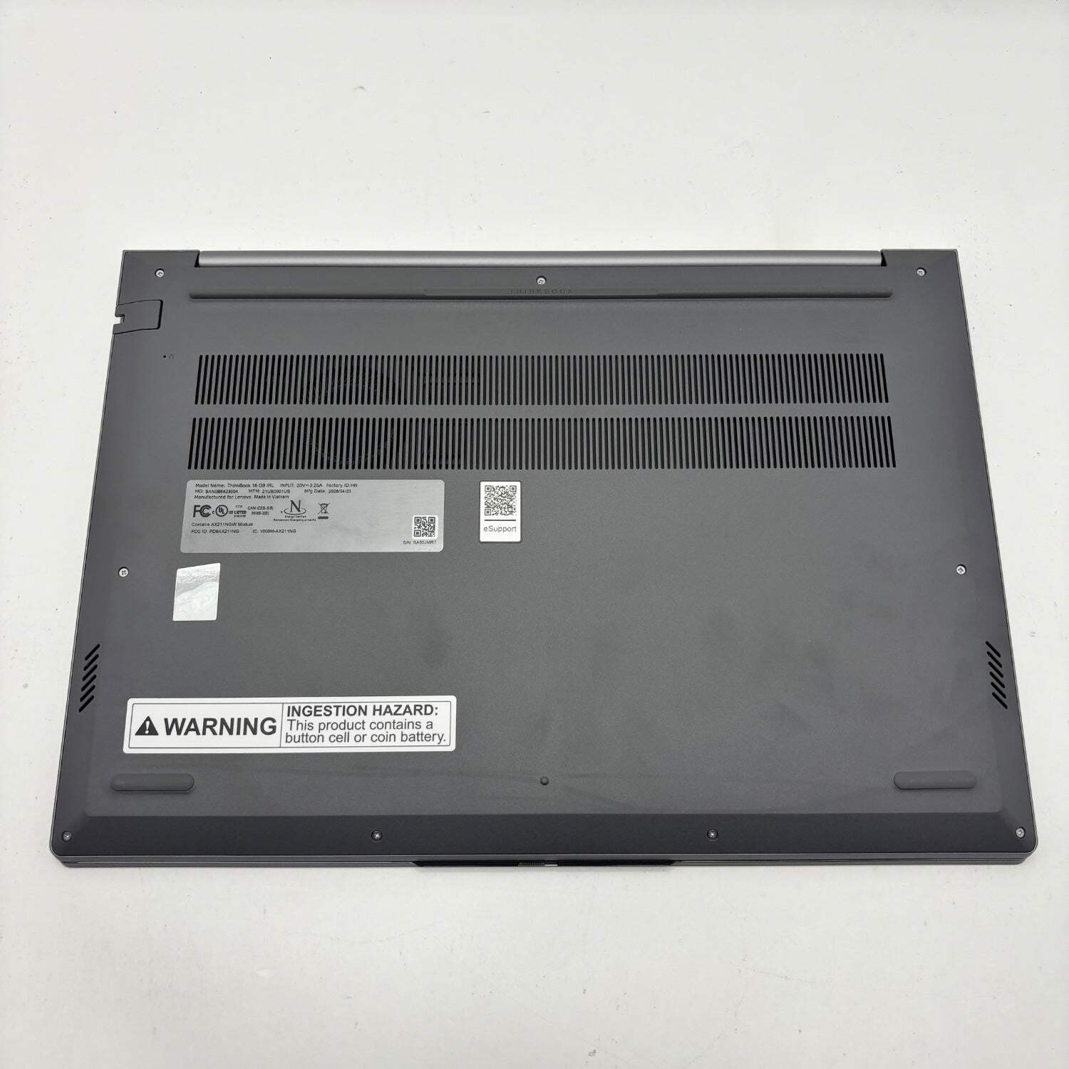 Lenovo Thinkbook 16 G9 21US 16″ Core 7 240H 2.5GHz 16GB RAM 512GB SSD