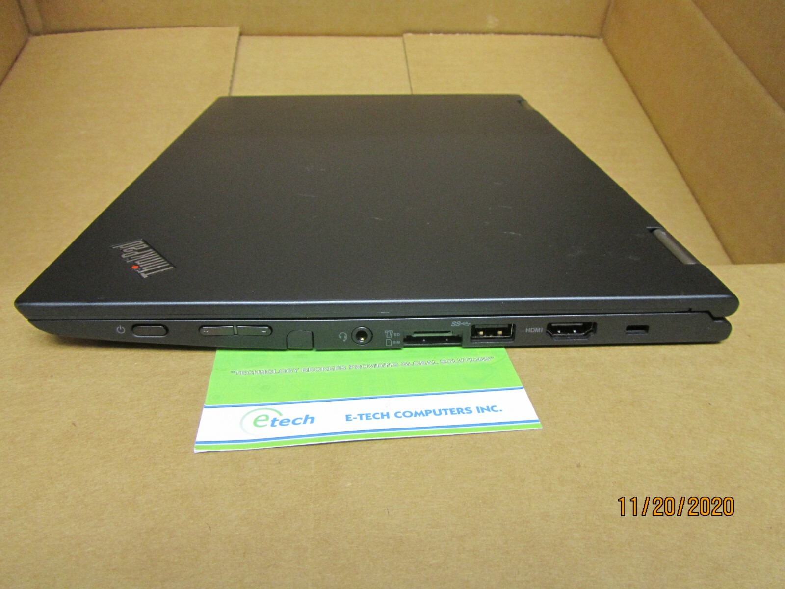 Lenovo ThinkPad Yoga 260 i5-6300U 8GB 512GB SSD 12.5″ FHD 1920×1080 Touch LCD
