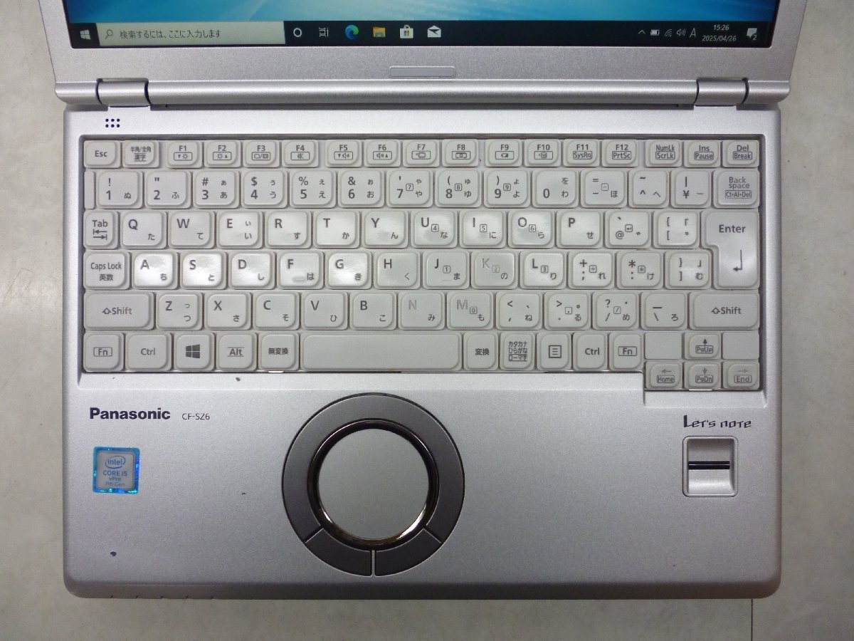 Panasonic Let’s Note SZ6 CF-SZ6 i5-7300U 8GB RAM 256GB SSD Laptop touch w/ AC