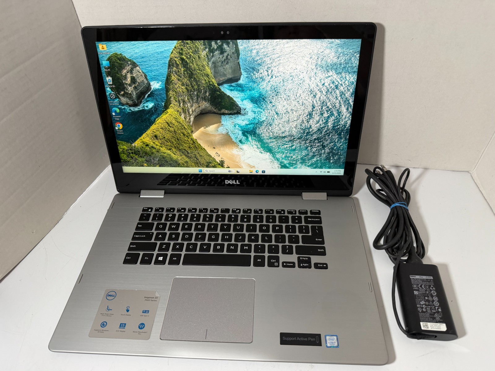 Dell Inspiron 7579 Laptop 2-in-1 Touch 15.6″ i7-7500U 8GB RAM 512GB SSD Win11H