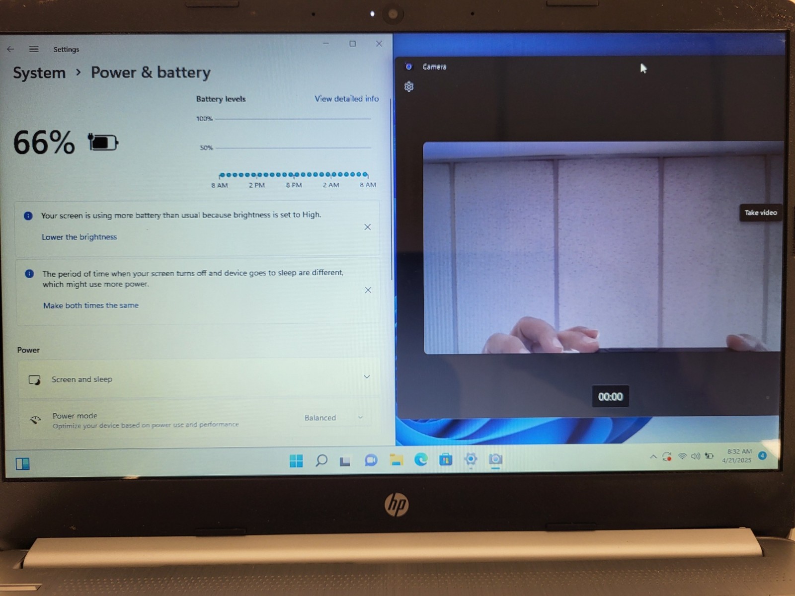 HP Laptop 14z-fq0000 Amd Athlon Gold 3150u 2.4ghz 8gb ram 128gb ssd 5CD0454W4R