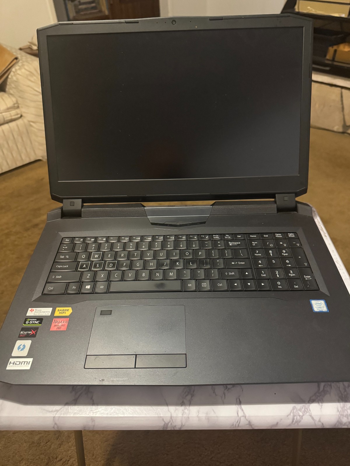 Rare Clevo P7xxTM1 Desktop Replacement Gaming Laptop – i7-8700K | GTX 1080 | 64G