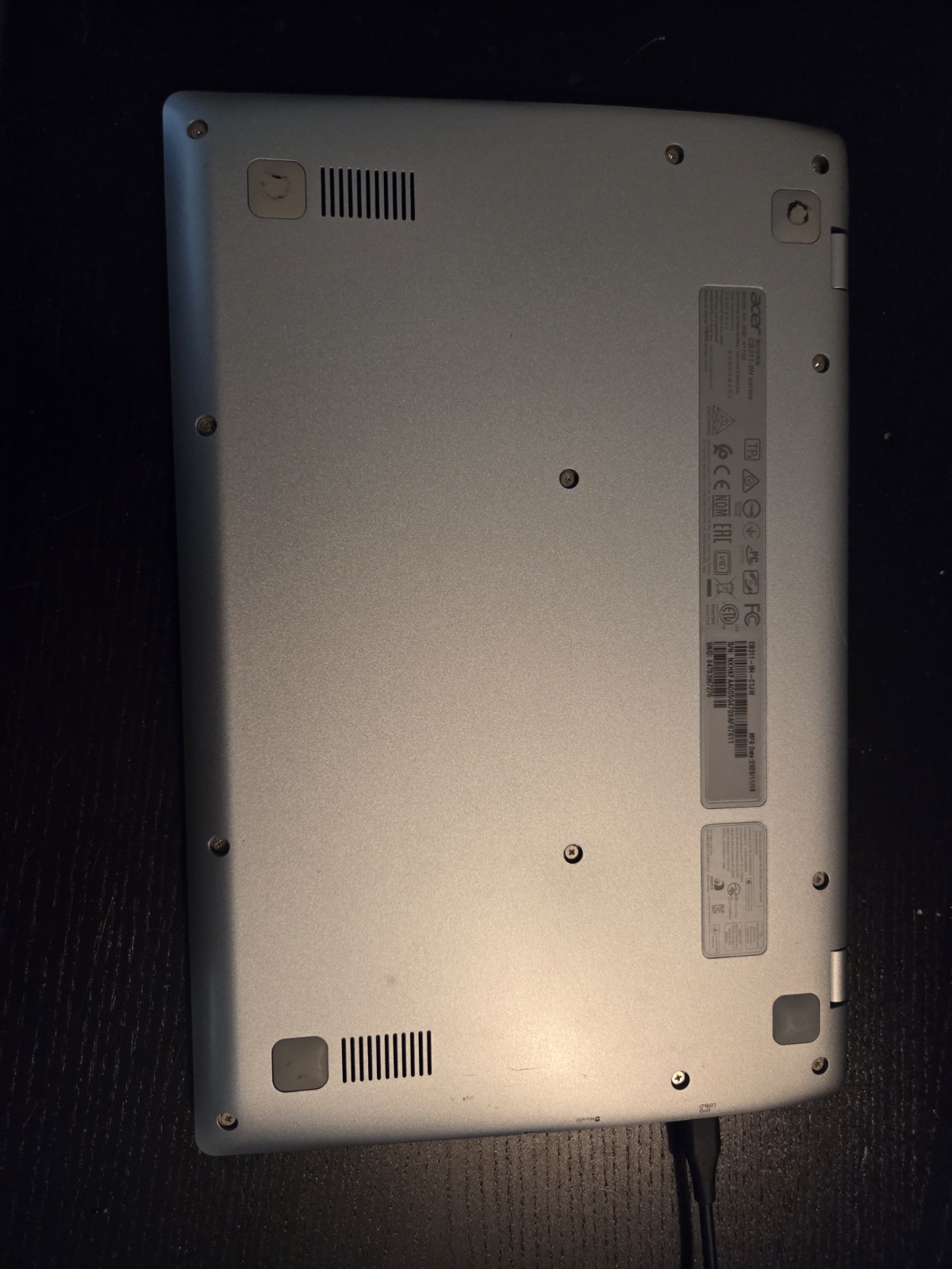 Acer Chromebook 311 CB311-9H (11.6″) Celeron N4020, 8GB RAM, 4gb W/Charger