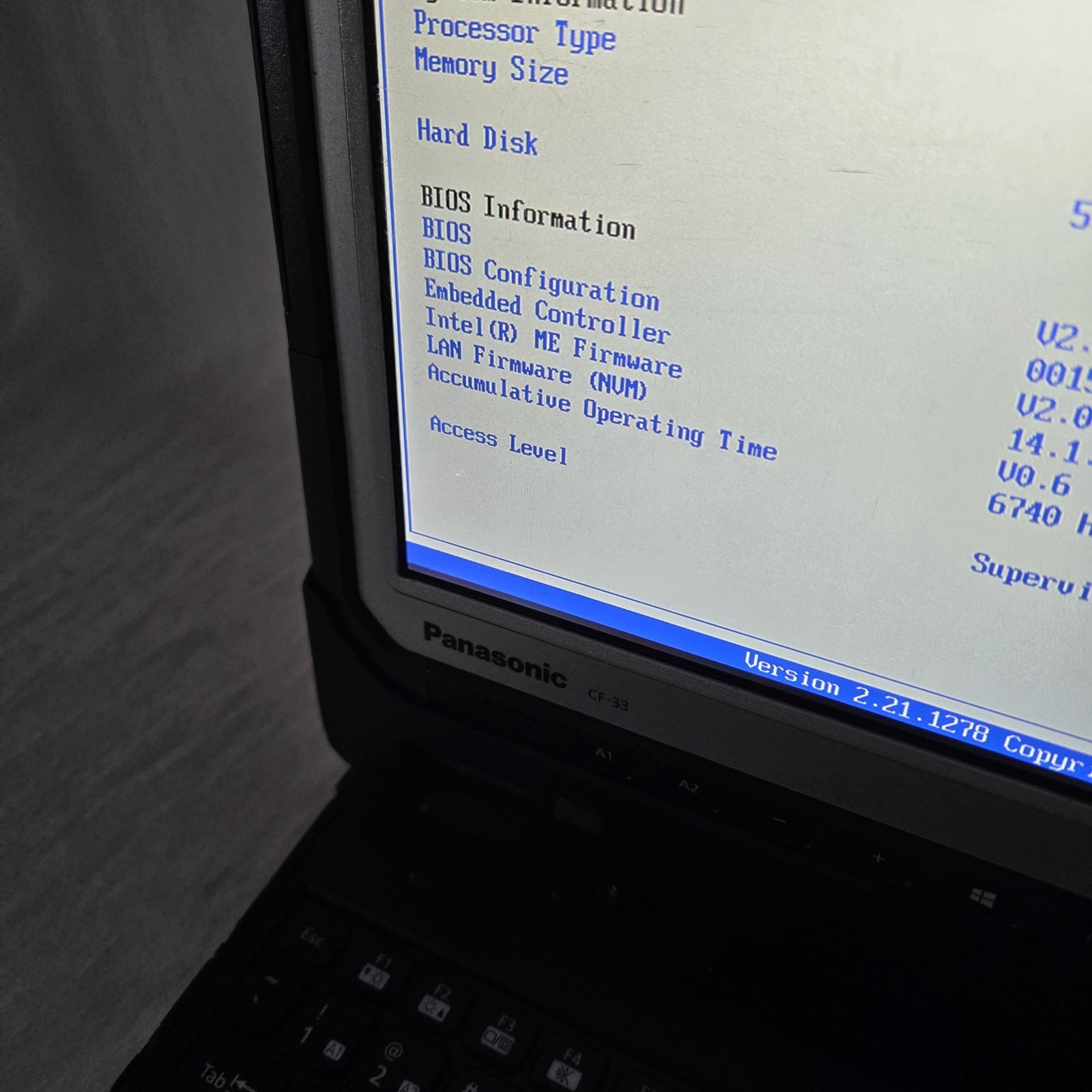 Panasonic Toughbook CF-33 i7-10810U 1.10GHz 512GB SSD 32GB Ram 4G GPS | Grade B-