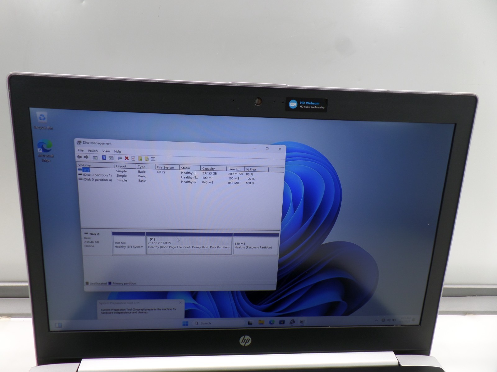 HP ProBook 450 G5 | 15.5″ | i5-8250U 1.60GHz | 8GB RAM 256GB SSD | WIN 11 PRO