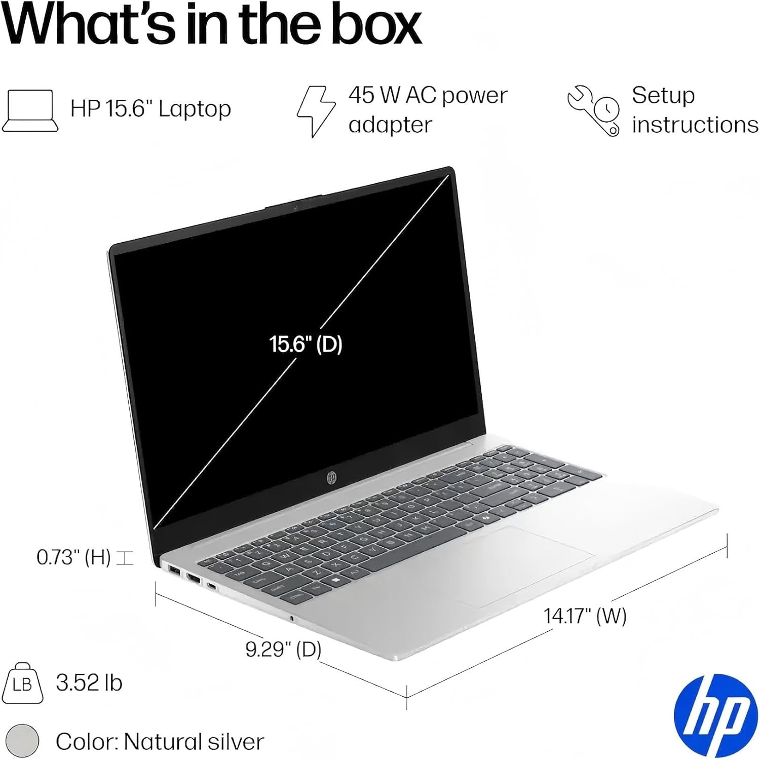 HP 15.6 inch FHD IPS Touchscreen Laptop Intel Core i5-1334U 8GB RAM 512GB SSD