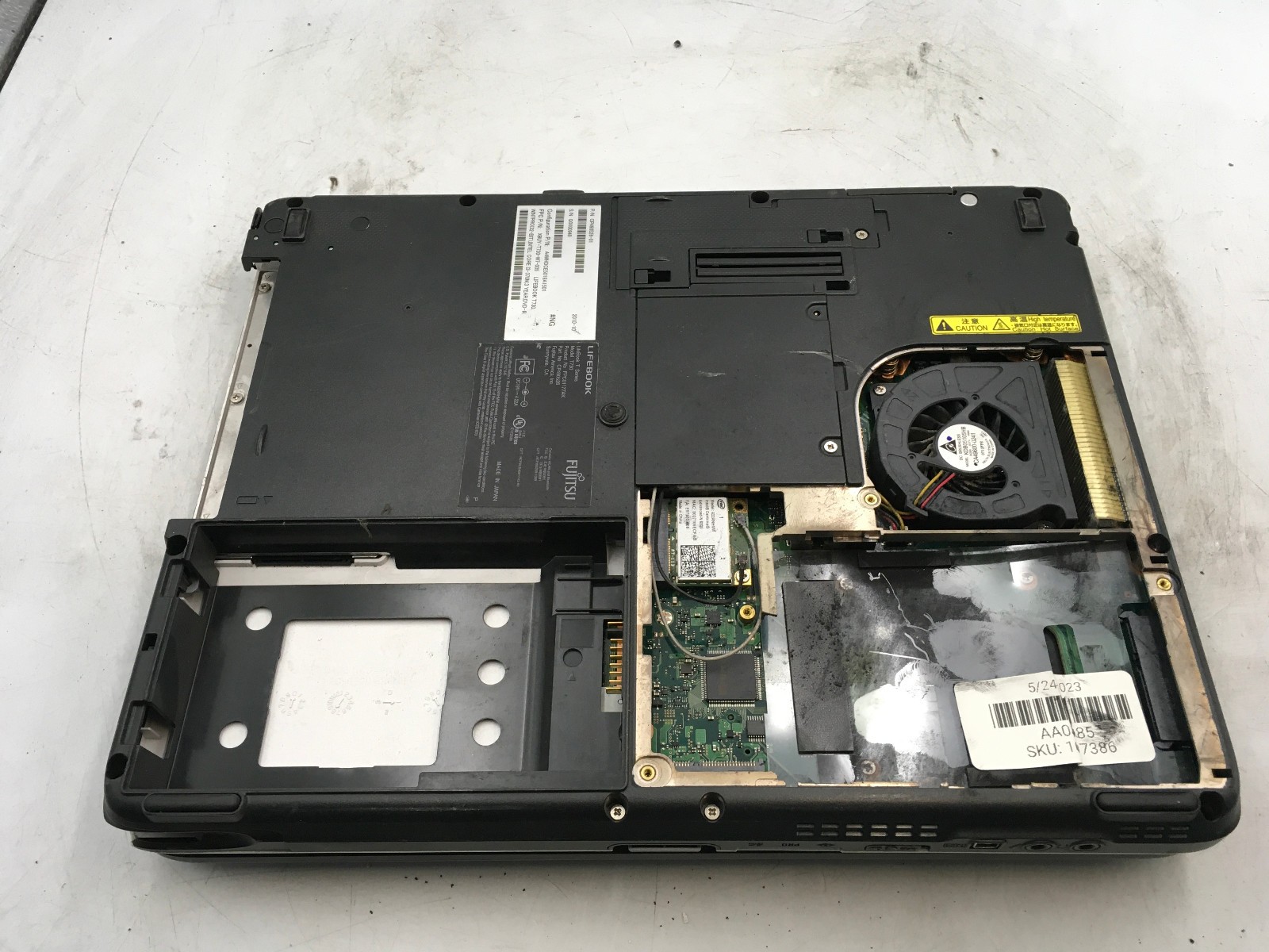 FUJITSU LIFEBOOK TSERIES T730 – BOOTS TO BIOS – INTEL I3 M370 – 4GB RAM -READ-BB