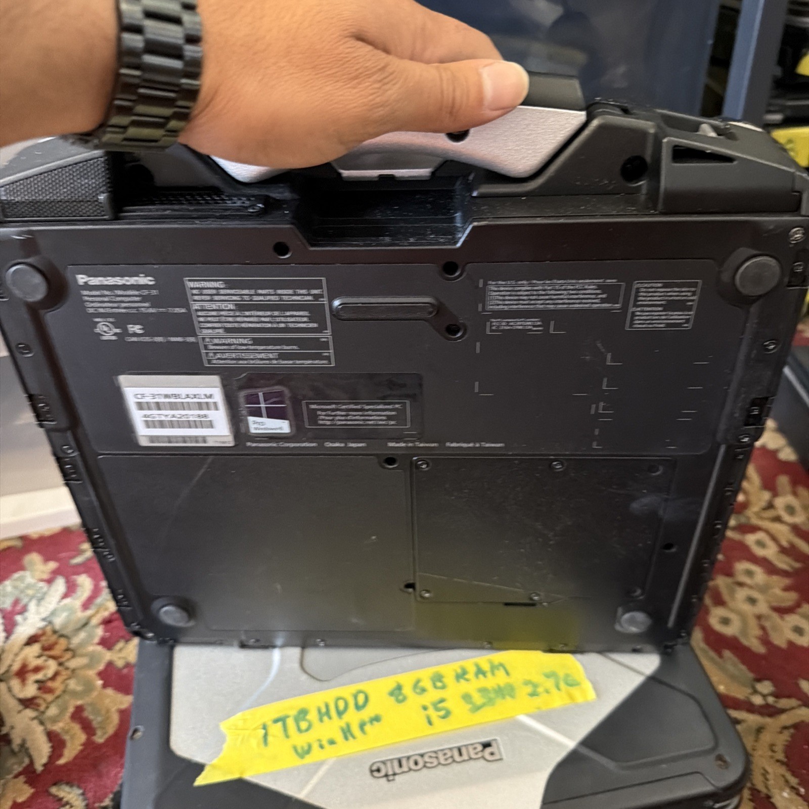 4 Panasonic CF-31 all 4 have windows 11 pro new batt hdd/ssd and ram included