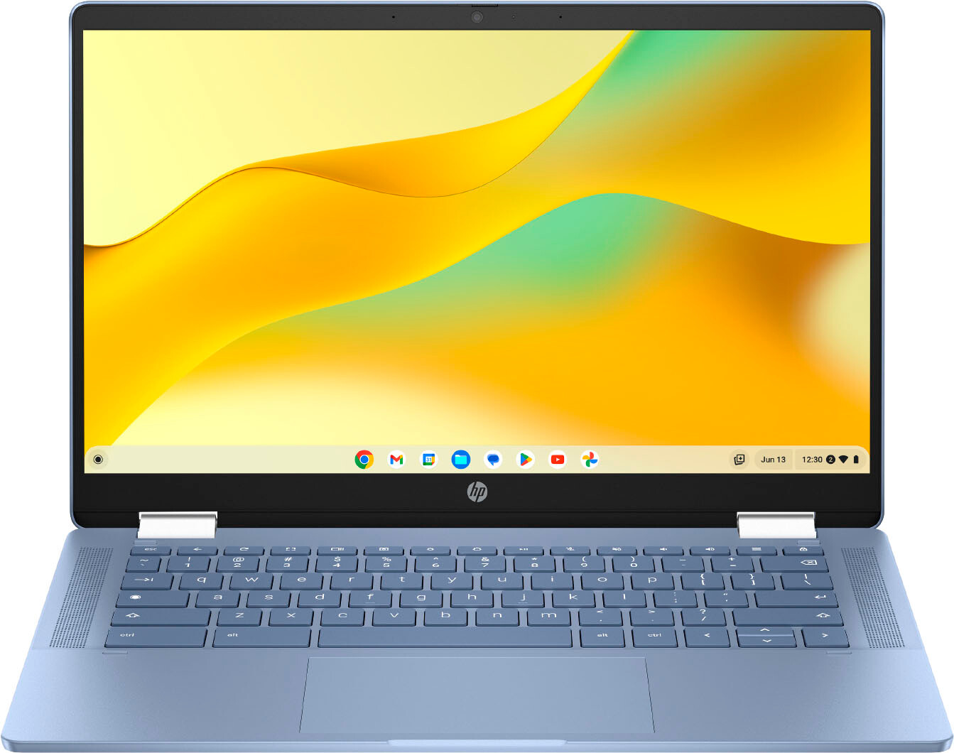 HP – 2-in-1 14″ Touch-Screen Chromebook Laptop – Intel Processor N100 – 4GB M…
