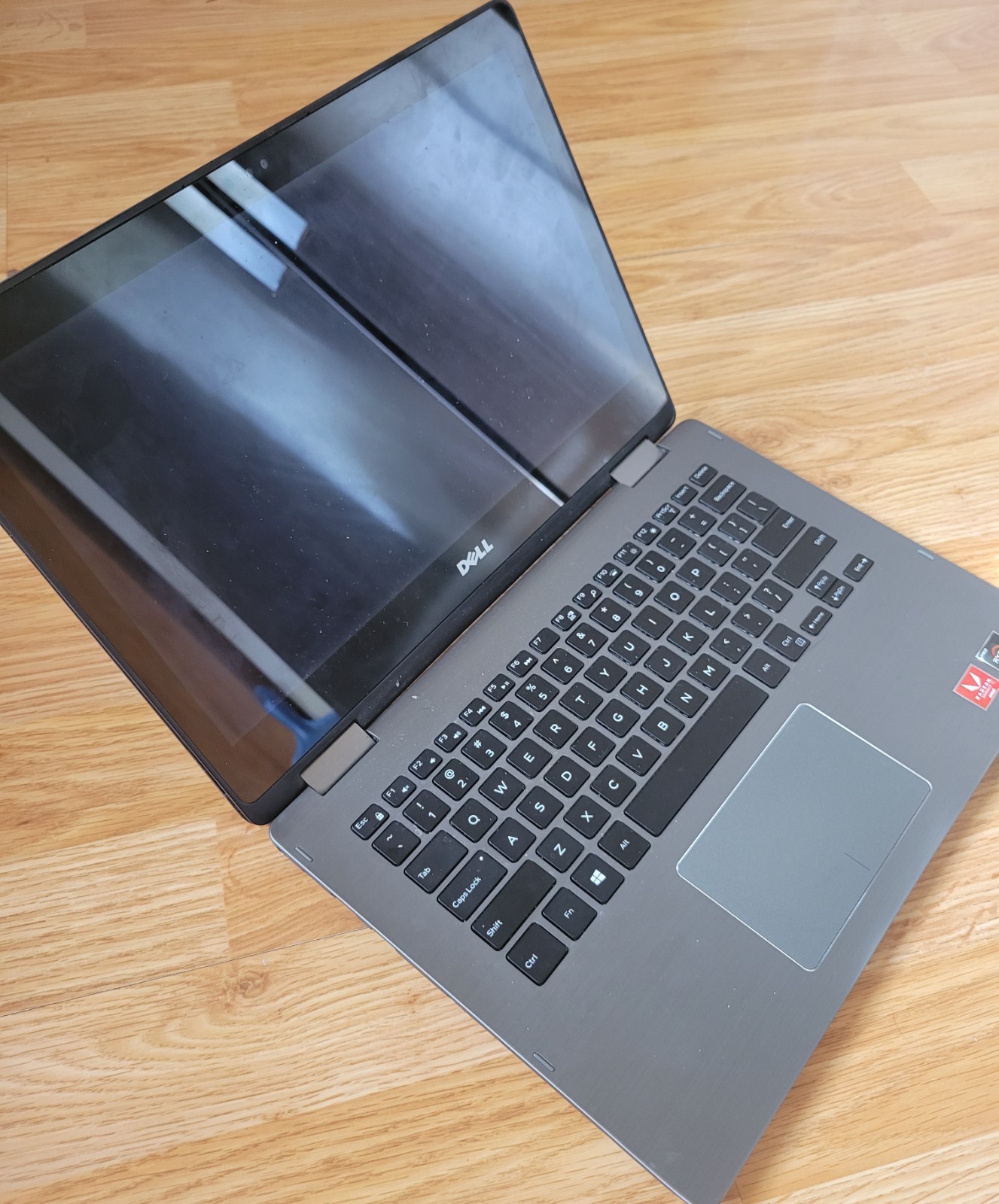 BIOS BOOT Dell Inspiron 13 7375, Hinge Damage, Ryzen 5 2500u Laptop Computer