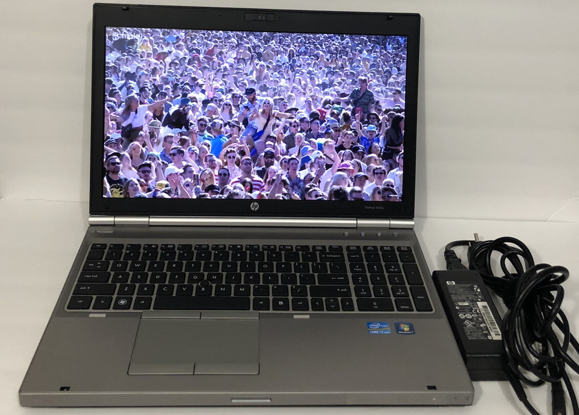 HP EliteBook 8560P Laptop i7-2620M 2.2GHz 250GB HDD 6GB RAM Windows 10 Pro. Used
