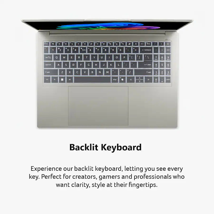 Acer Swift Go 16″ OLED Touch Laptop Intel Core Ultra 7 355 32GB RAM 2TB SSD