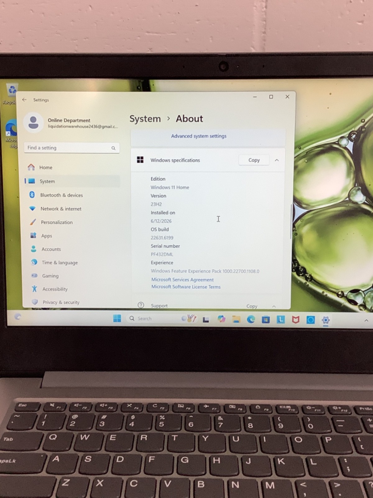 Lenovo IdeaPad 3 15ITL6 15.6″ 8GB 256GB, Silver
