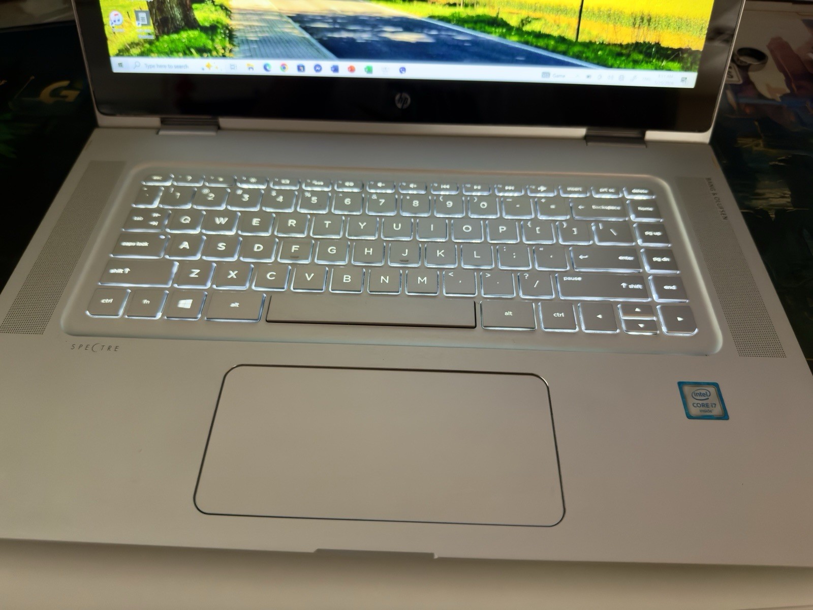 HP Spectre x360 2-in-1 15in Intel Core I7 Silver 16GB RAM 512GB SSD Touchscreen
