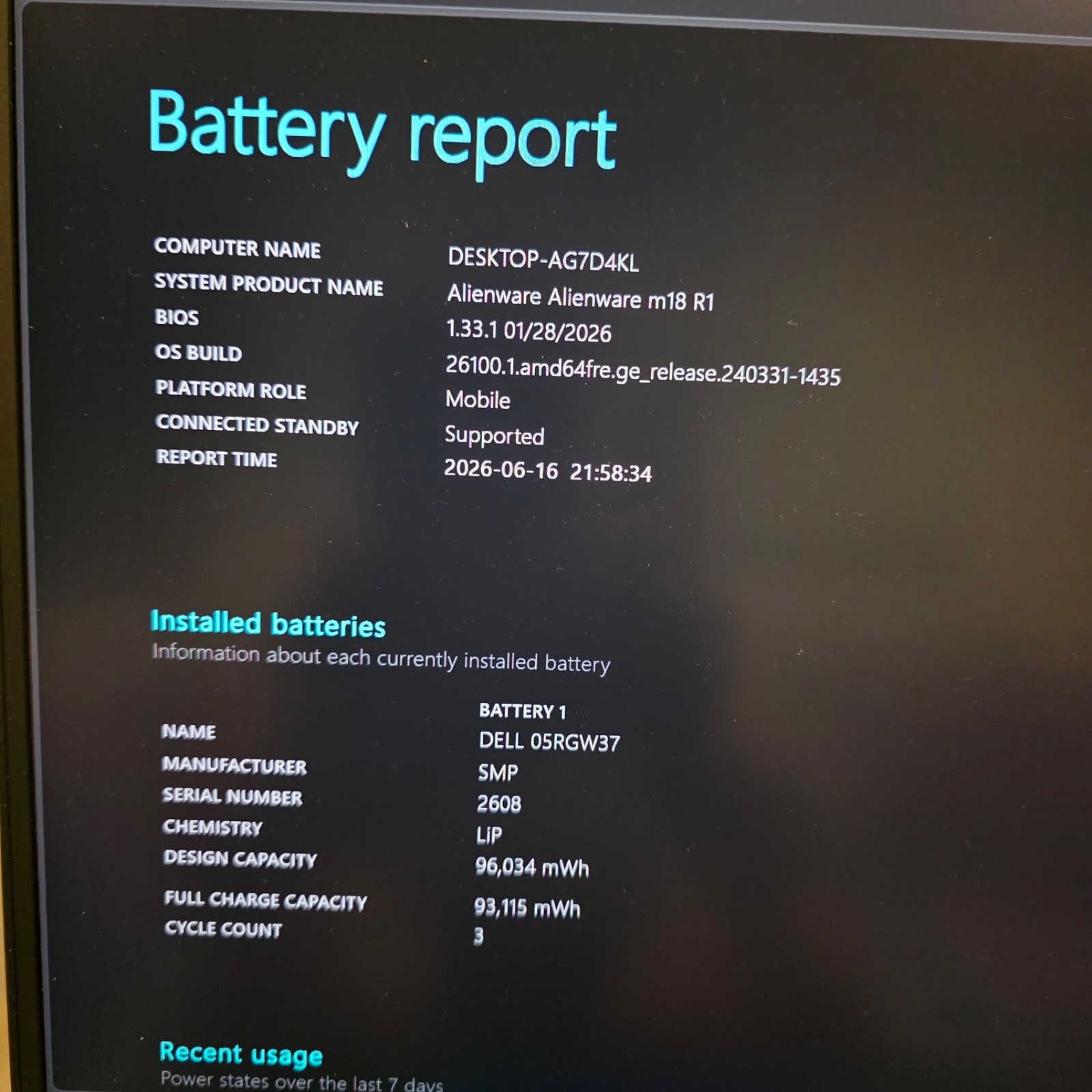 Alienware M18 R1 480Hz i9-13980HX 32GB 2TB SSD RTX 4090 175W 16G DDR6 CherryMX